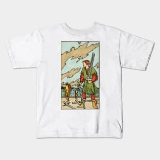 FIVE OF SWORDS Kids T-Shirt